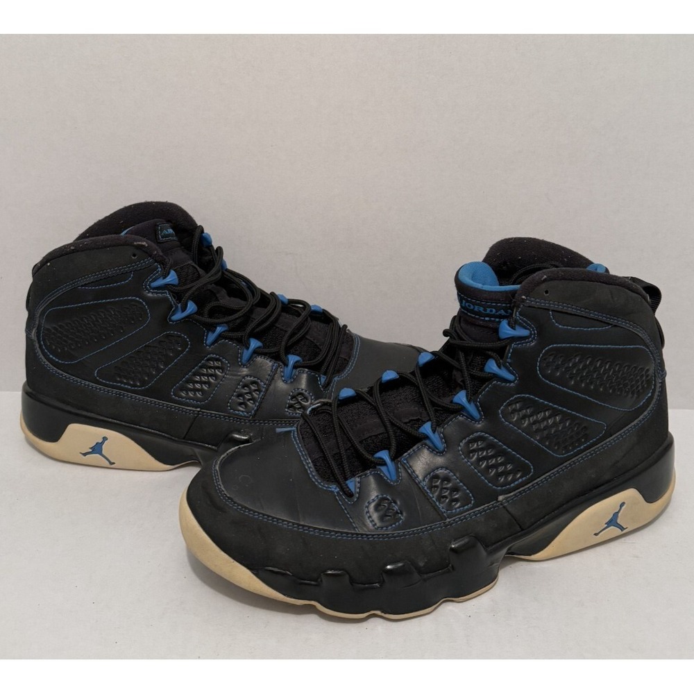 Nike Air Jordan 9 IX Retro White Bottom 302370-007 Photo Blue White‎ US Size 10